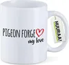 Huuraa Kaffeetasse Pigeon Forge my love 330ml Weiß Keramik Produktbild-Vorschau 1