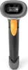 A studio shot of a handheld barcode scanner. Produktbild-Vorschau