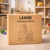 Laavir Holz-Aktivitätswürfel Baby Mintgrün - Montessori Produktbild-Vorschau 11