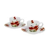 DUO FLORAL 2er-Set Espressotassen 90 ml CLASSIC POPPIES mit Produktbild-Vorschau 2