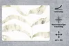 MuchoWow® Mauspad Mousepad Blätter - Pastell - Entwurf Produktbild-Vorschau 2