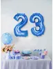 amscan® 9907284 Folienballon XXL Zahl 5 - blau Produktbild-Vorschau 4