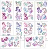 Temporäre Einhorn-Tattoos für Kinder, Set mit 20 Bögen Produktbild-Vorschau 8