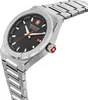 SWISS MILITARY HANOWA Herrenuhr Quarzuhr silber / schwarz Produktbild-Vorschau 2