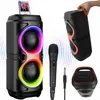 Tragbarer Lautsprecher, Bluetooth 5.0 Karaoke-Lautsprecher Produktbild-Vorschau 1