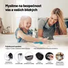 A woman and a child are happily baking in a kitchen, with text and icons highlighting product features. Náhled obrázku produktu