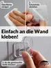 DEKAZIA® 16er Set Klebehaken Transparent Kunststoff – Produktbild-Vorschau 4