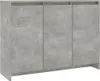 vidaXL Credenza grigio cemento 102x33x75 cm materiale a Anteprima dell’immagine prodotto 2