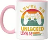 Level 35 Unlocked Level 36 Loading Tasse Rosa 35. Produktbild-Vorschau 1