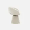 sweeek - Drehsessel 180° mit Baumwollbezug - Beige Produktbild-Vorschau 3