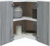 vidaXL Eck-Hängeschrank Lyon Grau Sonoma 57x57x60 cm Produktbild-Vorschau 3