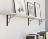 Regalwinkel 180 x180mm Stahl Schwarz matt Garderobenkonsole Produktbild-Vorschau 2