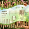 Floranica plôtik z liesky so stĺpikmi, výška 50 cm x 5 m, Náhľad obrázku produktu 2