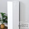 Regał na książki, biały regał MDF z 5 poziomami, 32 x 24 x Podgląd zdjęcia produktu 7