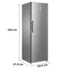 Heinner HFF-M272NFCXE++ Gefrierschrank 272L, No Frost, Produktbild-Vorschau 3