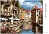 Diamondi - Diamond painting - STADT AM FLUSS, 40X50 cm, Produktbild-Vorschau 3