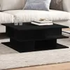 vidaXL Konferenční stolek černý 70x70x29 cm materiál na Náhled obrázku produktu 2