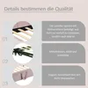 A diagram illustrating the features of a bed frame, with close-up images and descriptive text. Náhled obrázku produktu