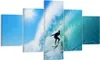 Bild auf Leinwand - Leinwandbild - Windsurfing strand ozean Produktbild-Vorschau 1