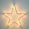 A star-shaped light decoration with LED lights. Voir les images du produit
