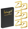 6x Tischdeckenklammern  6,5 cm Gold Edelstahl Produktbild-Vorschau 1