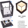 Kubische Design Aussenlampe Sockelleuchte Pfostenleuchte Produktbild-Vorschau 5