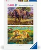 Ravensburger, Africká zvířata, puzzle 2× 1000 dílků Náhled obrázku produktu 1