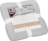 Graue Tagesdecke Sofa Gesteppte Tagesdecke Decke Decke Produktbild-Vorschau 7