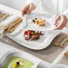 Opulent Tafelservice – 12 Personen – 60-teilig – Marmorlook Produktbild-Vorschau 2