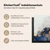 KitchenYeah© Herdabdeckplatte Marmor - Blau - Gold , Produktbild-Vorschau 6