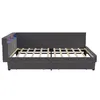 INONEFT Gestoffeerd bed 140x200 cm met LED-verlichting en Productafbeelding-voorbeeld 15