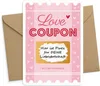 Rubbelkarte zum selber beschriften Love Coupon Produktbild-Vorschau 1