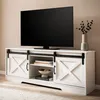 FineBuy Mobile TV basso bianco 150x59,5x39,5 cm Mobile TV Anteprima dell’immagine prodotto 1