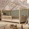 Crazy Pine Hausbett 90x200 cm – Kinderbett aus Naturholz – Produktbild-Vorschau 1