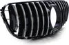 Sport Kühlergrill Frontgrill Schwarz Glänzend Chrom für Produktbild-Vorschau 3