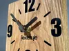 Orologio da tavolo quadrato in rovere Flexistyle zs1, 16 cm Anteprima dell’immagine prodotto 3