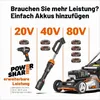 WORX WX814.9, 8600 RPM, 12,5 cm, Akku, 1,7 kg, Bürstenloser Produktbild-Vorschau 8
