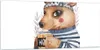 Bilder auf glas - Einteilig - Anthropomorphisierung Bär Produktbild-Vorschau 1