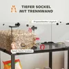 PawHut Hamsterkäfig mit Rollen 3 Etagen Nagerkäfig Produktbild-Vorschau 4