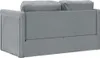 The Living Store Bodensofa mit Schlaffunktion Hellgrau Produktbild-Vorschau 8