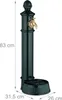 Antiker Säulenbrunnen mit Wasserhahn und Becken - 83 cm Produktbild-Vorschau 3