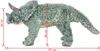 vidaXL Plüschtier Triceratops Stehend Plüsch Grün XXL Produktbild-Vorschau 4