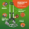 GARDEBRUK® Diable aluminium pliable escalier 80kg 6 roues Voir les images du produit 2