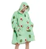 Avocado-Decke, Sweatshirt, warm, dick, mit Kapuze Produktbild-Vorschau 4