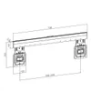 Maclean MC-481 Ultra Flat Slim TV Wall Mount Bracket Holder Anteprima dell’immagine prodotto 8