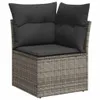 Eleganten-Stil 9-tlg. Garten-Lounge-Set mit Kissen Produktbild-Vorschau 5