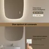 S'AFIELINA Specchio da bagno 80×50 cm con illuminazione Anteprima dell’immagine prodotto 6