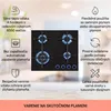 Klarstein Plynový sporák 4 horáky, 8,5 kW vstavaný plynový Náhľad obrázku produktu 2