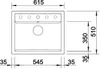 BLANCO 518850, Grau, 1 Becken, 545 x 350 mm, 19 cm, 615 mm, Produktbild-Vorschau 20