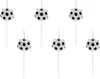 6 bougies en forme de ballon de football Voir les images du produit 1
